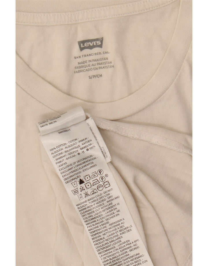 Levi's T-Shirt Homme Petit Blanc Coton
