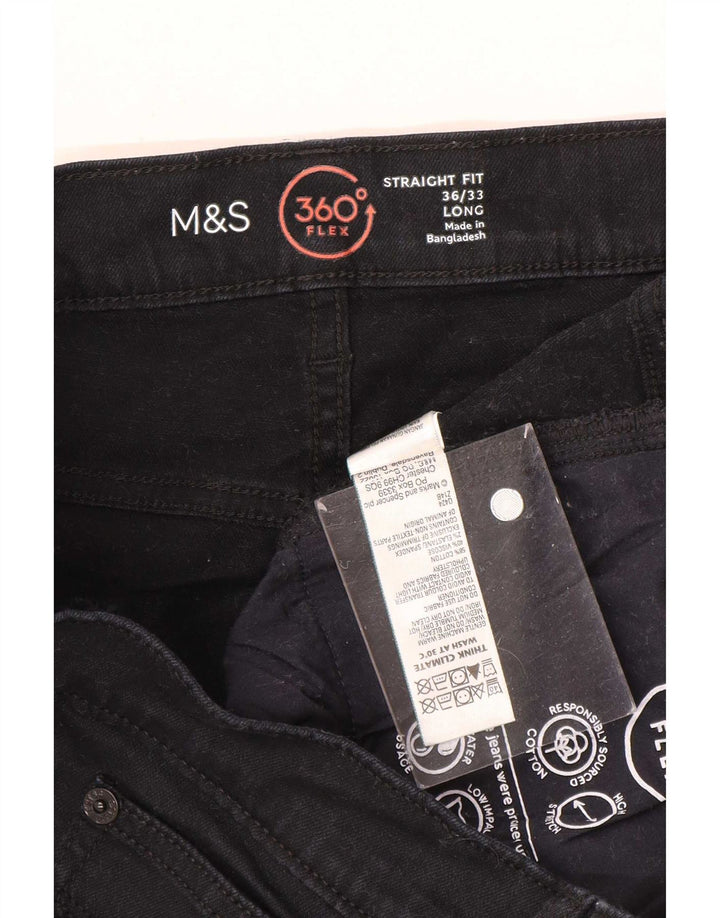 Marks & Spencer Jean droit homme W36 L33 coton noir