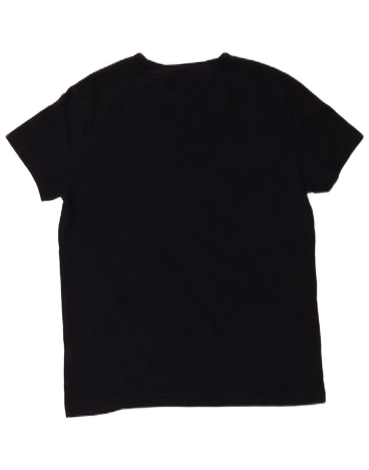 Tommy Hilfiger T-Shirt Homme Bleu Marine Rayé Coton Top