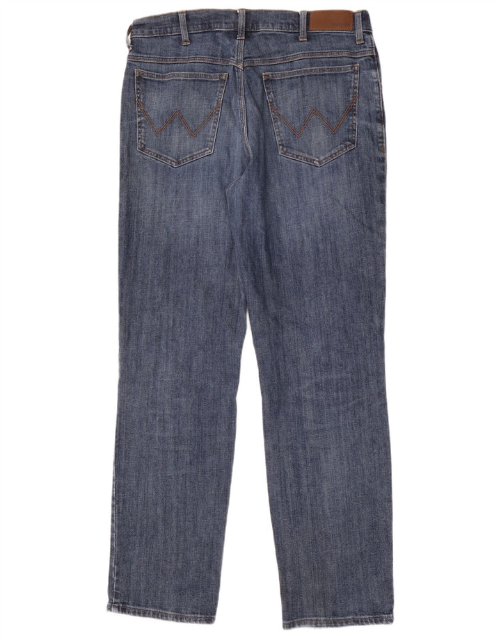 Wrangler Jean droit homme W36 L34 bleu coton