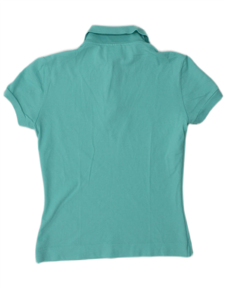 Lacoste Polo Femme Taille 40 Coton Turquoise Moyen