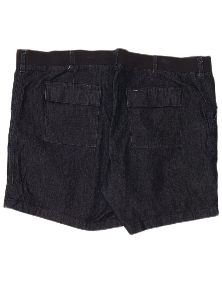 Lee Bermuda taille moyenne pour femme, coupe régulière, W44 3XL, bleu marine
