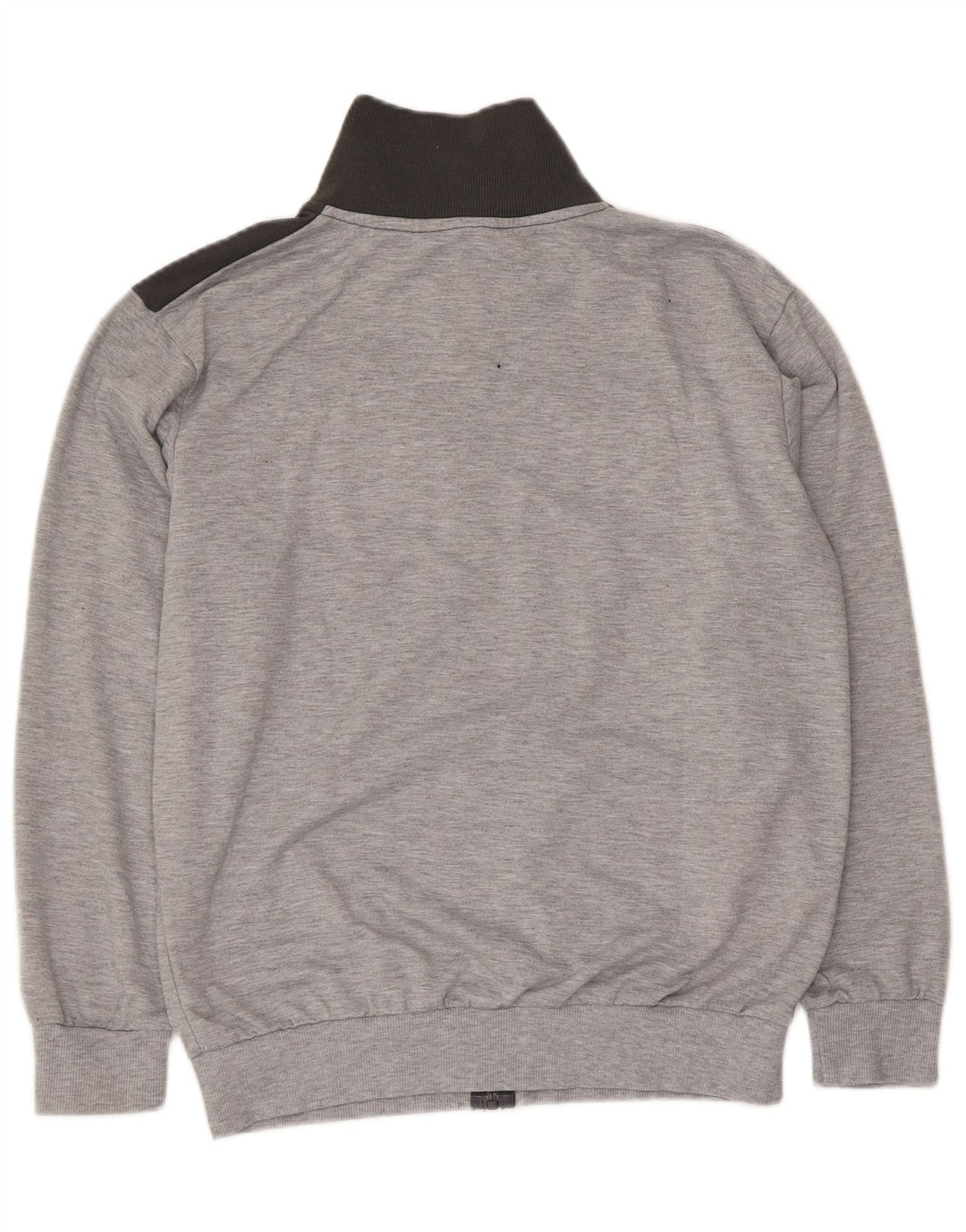 Kappa Veste de Survêtement Homme Gris Moyen Polyester Colorblock