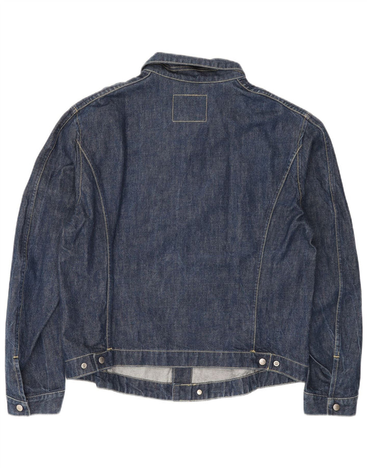Levi's Veste en Jean Femme UK 42 XL Bleu Marine Coton