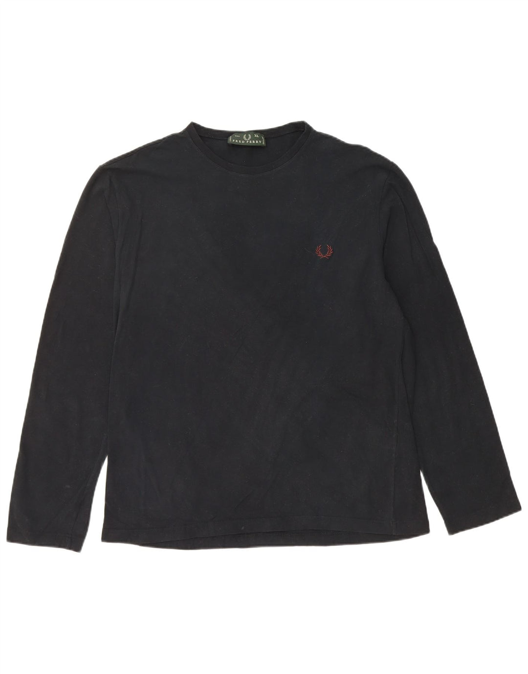 FRED PERRY Haut Homme Manches Longues XL Noir Coton