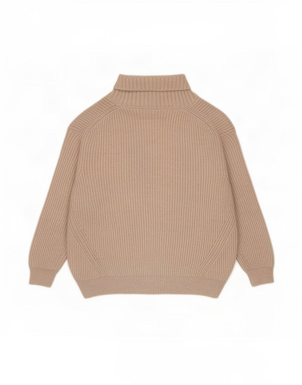 Marks & Spencer Pull surdimensionné à col roulé pour femme UK 16 Large Beige