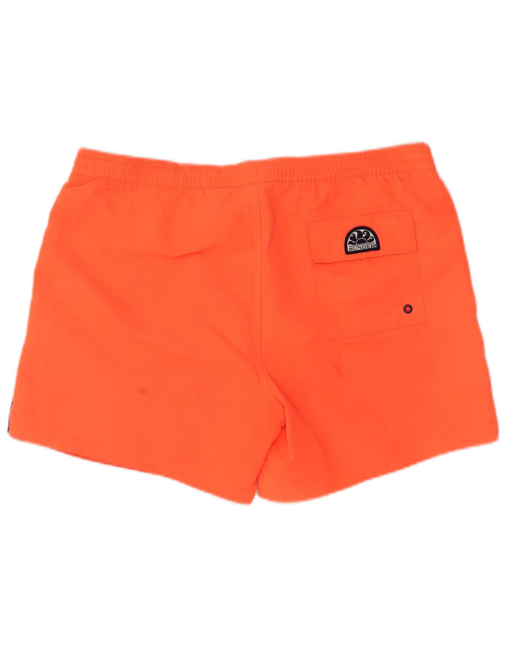 SUNDEK Short de Bain Graphique Homme XL Orange Polyester