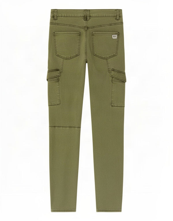 Zara Pantalon cargo slim pour femme EU 38 Small W28 L28 Vert