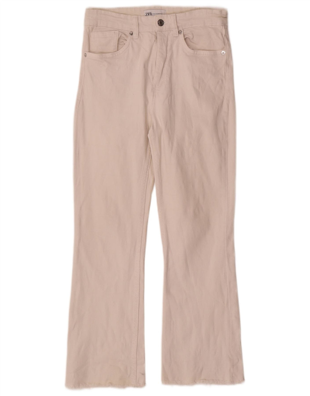 Zara Jean court pour femme EU 38 Small W28 L25 Blanc