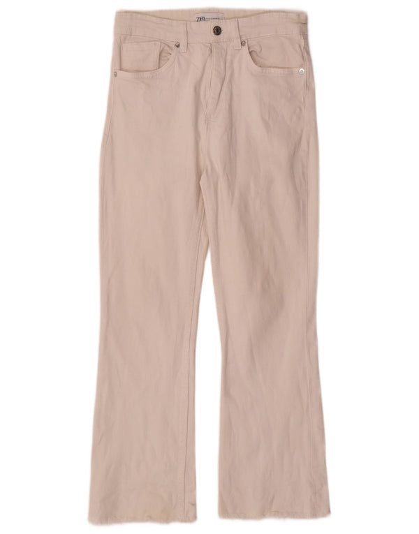 Zara Jean court pour femme EU 38 Small W28 L25 Blanc