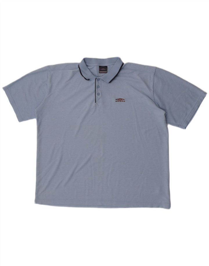 Umbro Polo Homme 2XL Bleu Polyester