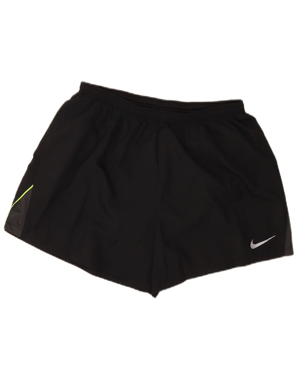 Nike Short de sport pour homme 2XL en polyester color block noir