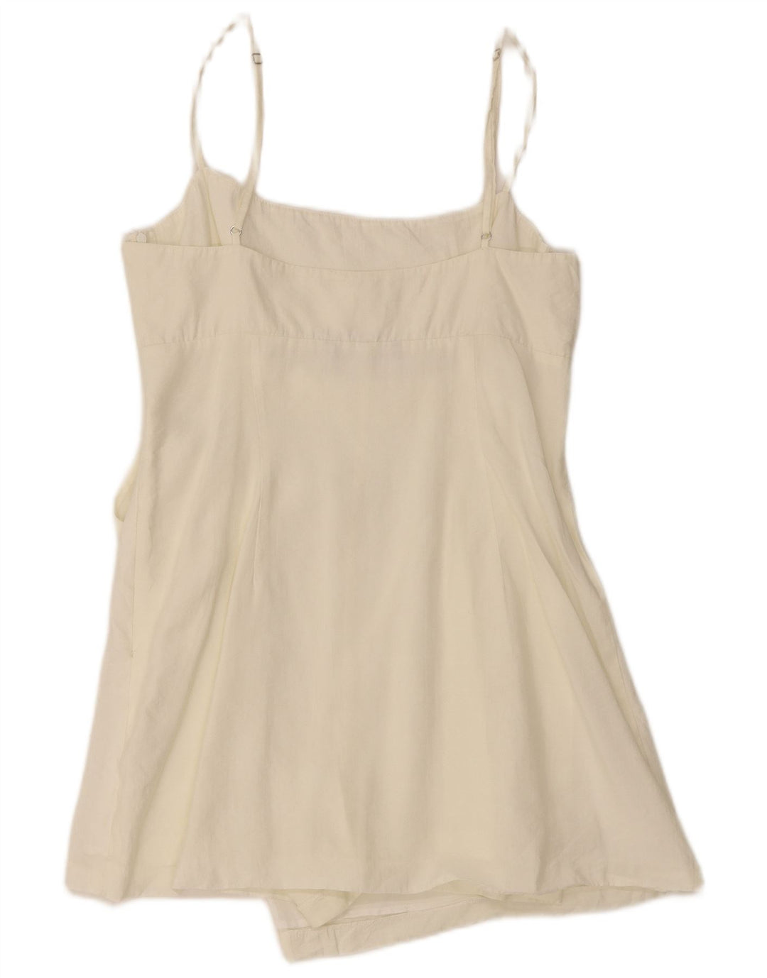 Zara Tunique à nouer sur le devant pour femme UK 12 Lyocell blanc moyen