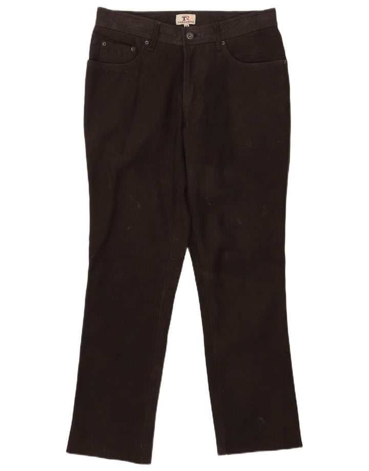 Tom Ramsey Pantalon en cuir slim pour homme EU 48 Medium W32 L29 Cuir marron