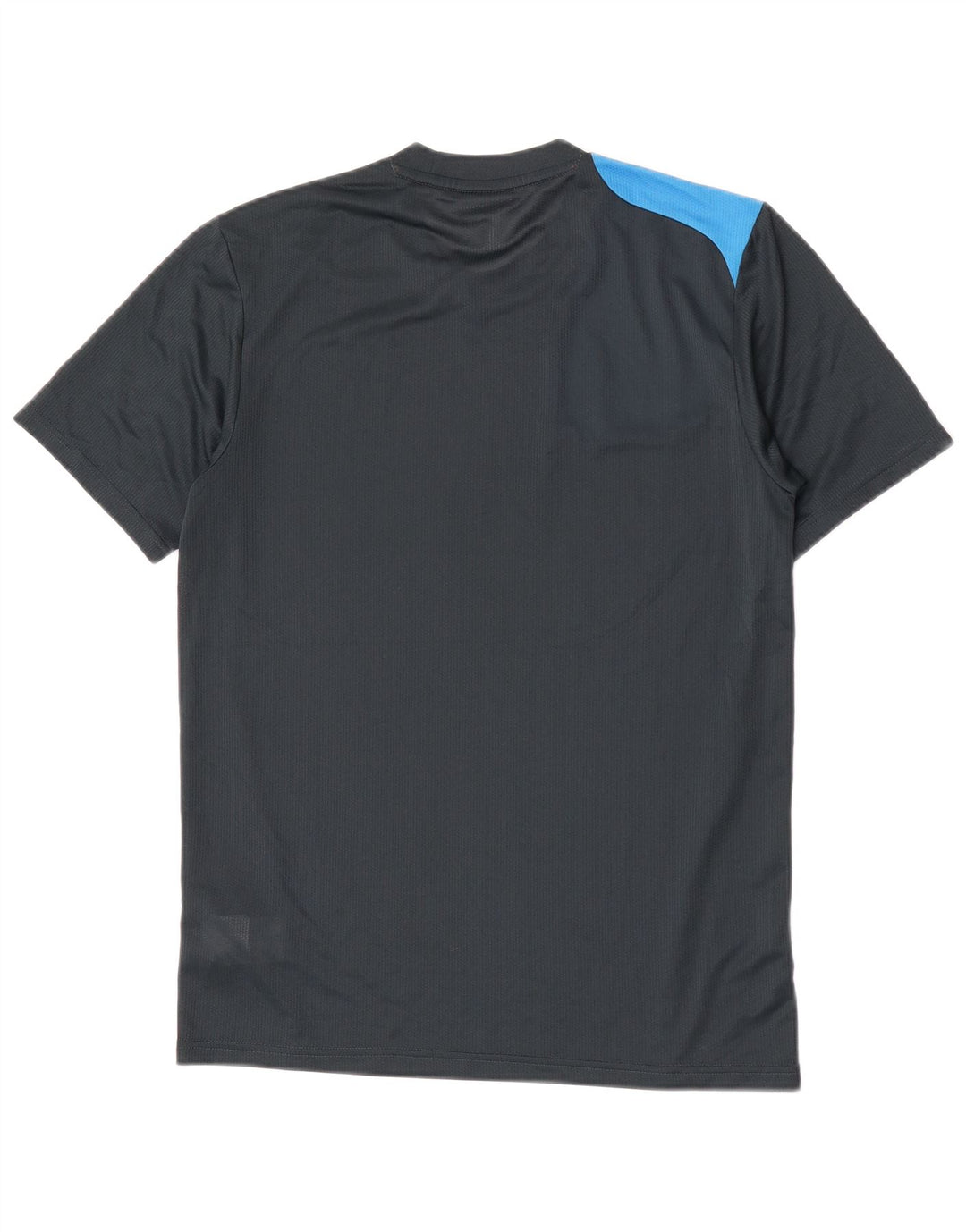 Adidas T-shirt graphique pour hommes, petit haut en polyester color block bleu marine