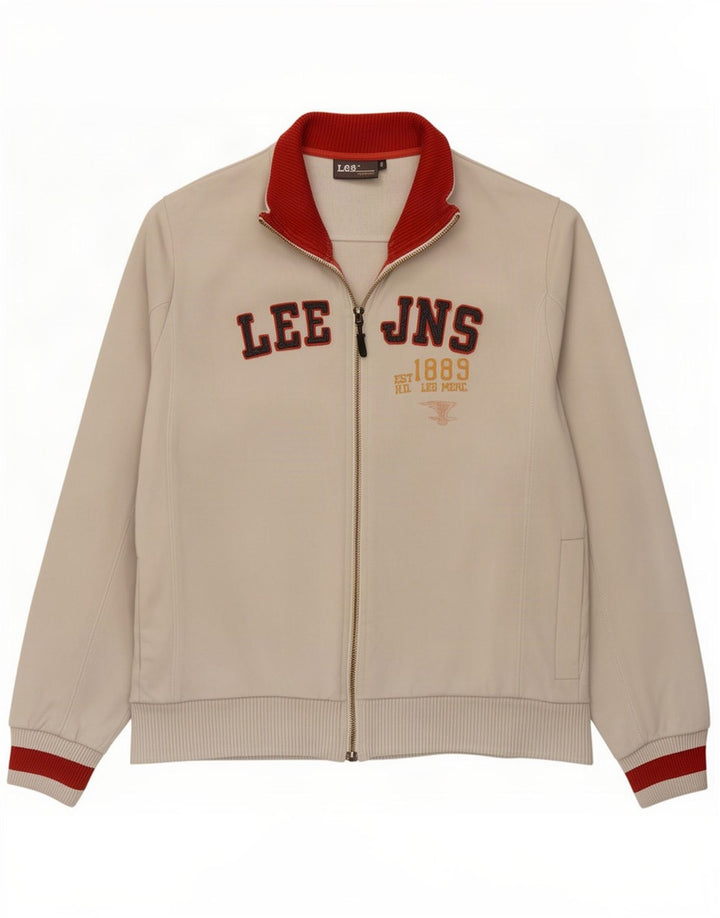 Lee Veste de survêtement graphique pour homme XL en coton blanc