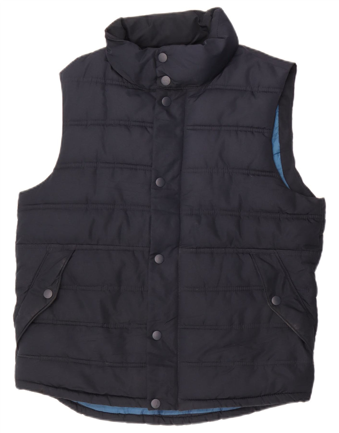 Gap Gilet rembourré pour homme UK 36 Small Bleu marine Polyester