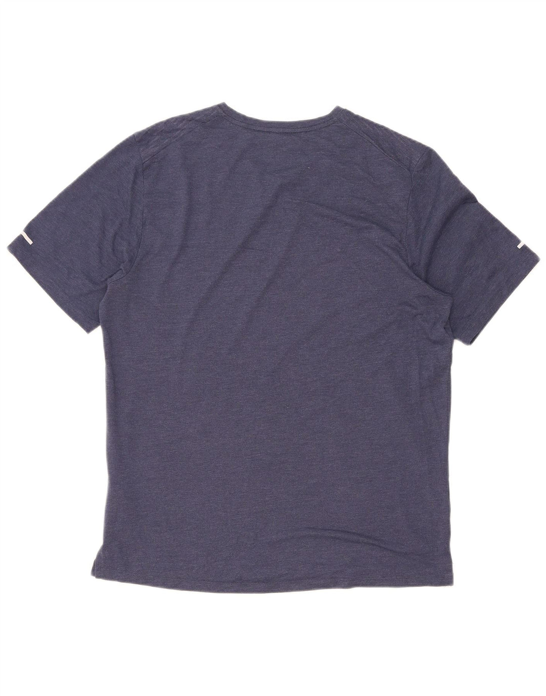 Nike T-shirt Dri Fit pour homme en polyester à fines rayures bleu marine moyen