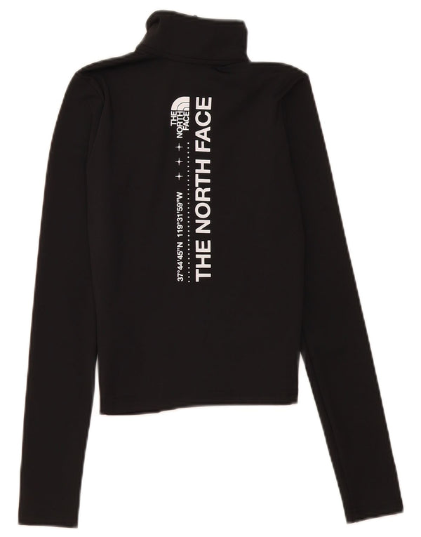 The North Face Veste de survêtement Crop Graphic pour femme UK 4 XS Noir