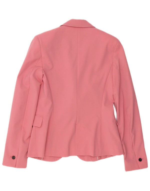 Zara Veste Blazer 1 Bouton Femme EU 34 2XS Rose Polyester