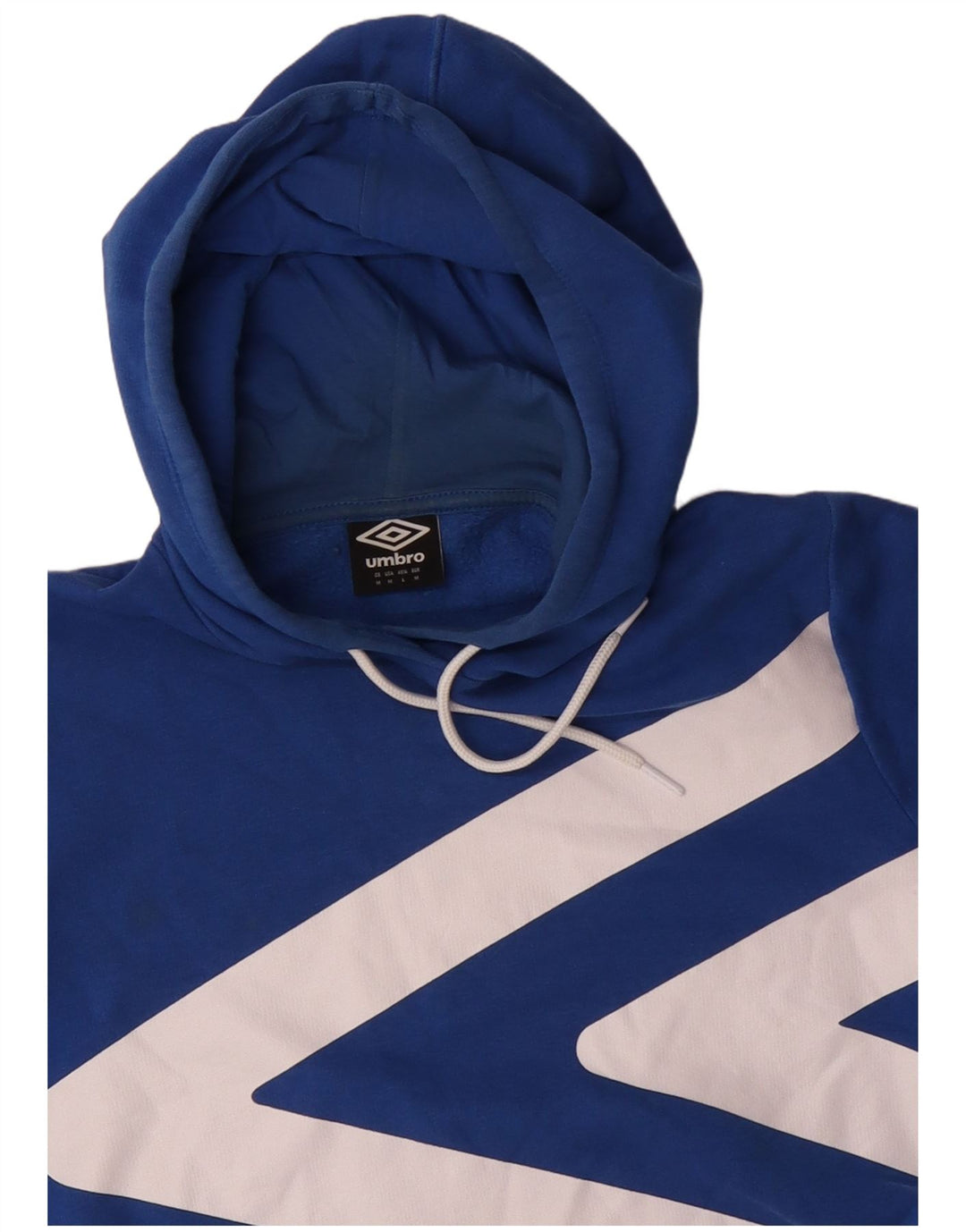 Umbro Pull à Capuche Graphic Homme Bleu Moyen Colourblock
