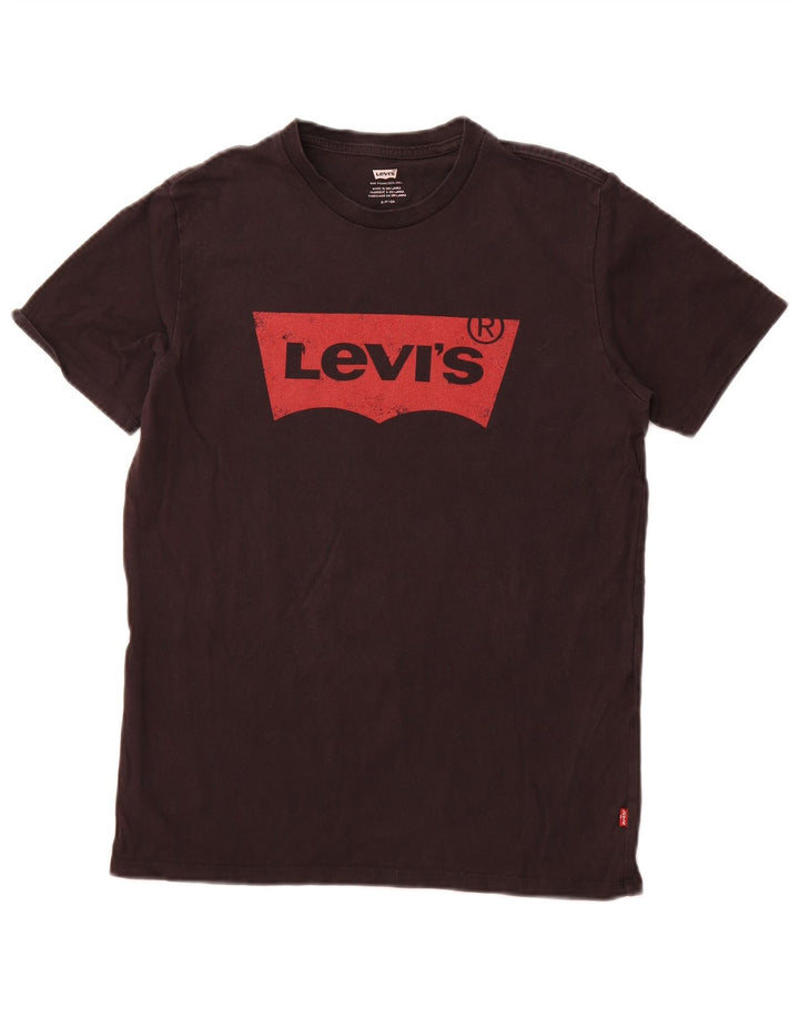 LEVI'S T-Shirt Graphique Homme Petit Noir Coton