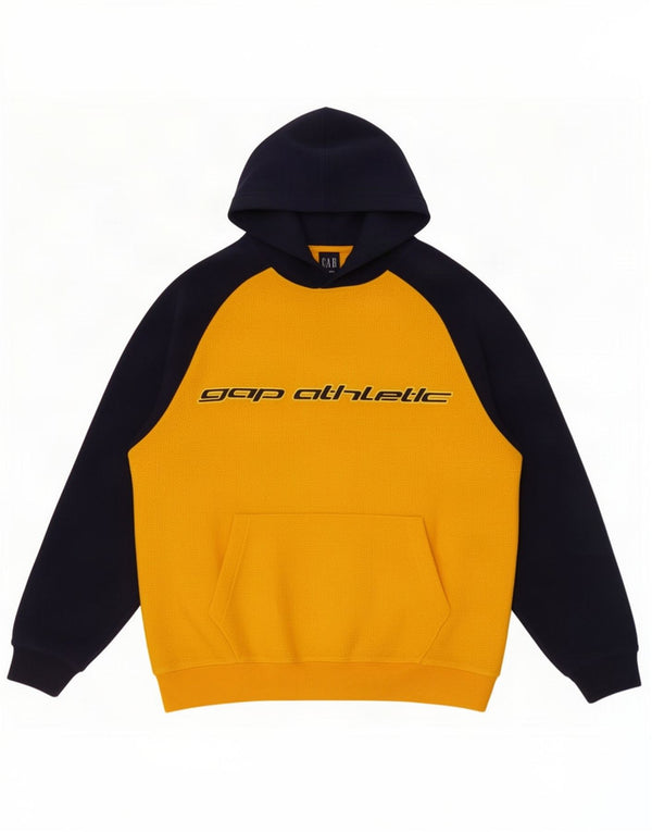 Gap Pull Polaire à Capuche Graphique pour Garçon 14-15 Ans 2XL Jaune Colorblock