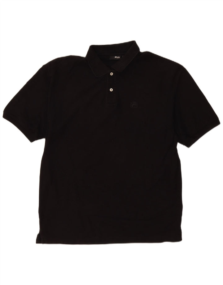Fila Polo Homme XL Noir Coton