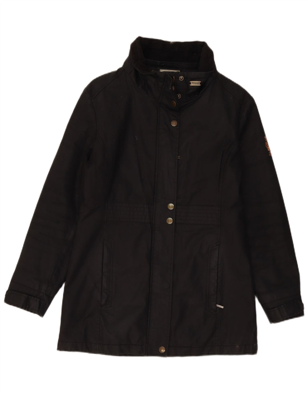 TOGGI Manteau Femme UK 10 Petit Coton Noir
