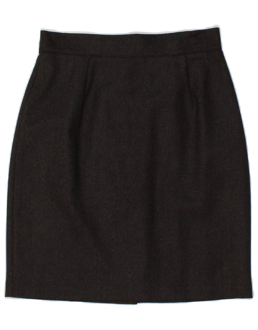 BENETTON Womens Straight Skirt IT 42 Medium W28  Grey Acetate Vintage Benetton and Second-Hand Benetton from Messina Hembry 
