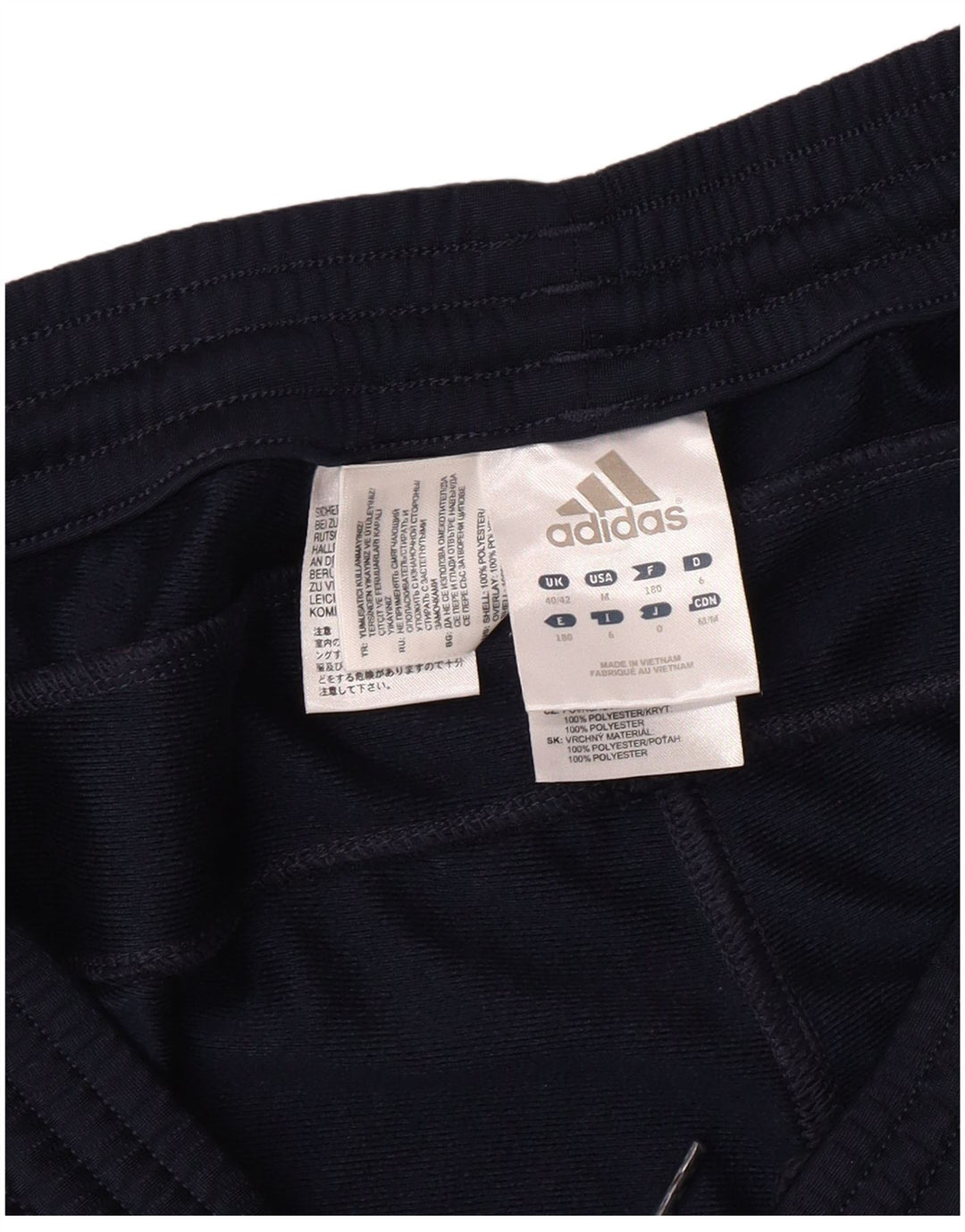 ADIDAS Pantalon de survêtement pour homme UK 40/42 Bleu marine moyen Polyester