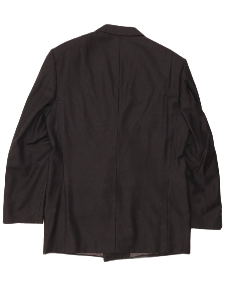 Ermenegildo Zegna Veste Blazer Croisée Homme IT 48 Noir Moyen