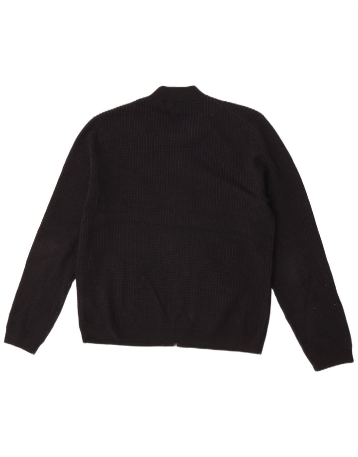 Cos Pull Cardigan Homme Grand Coton Noir