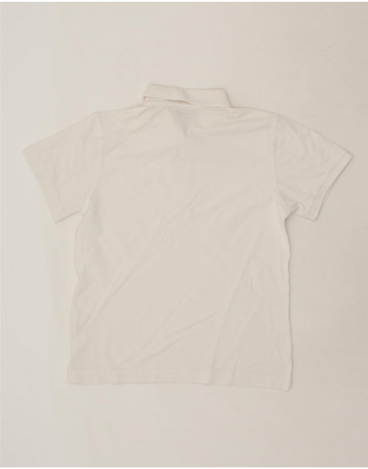 LOTTO Mens Polo Shirt Medium White Cotton Vintage Lotto and Second-Hand Lotto from Messina Hembry 
