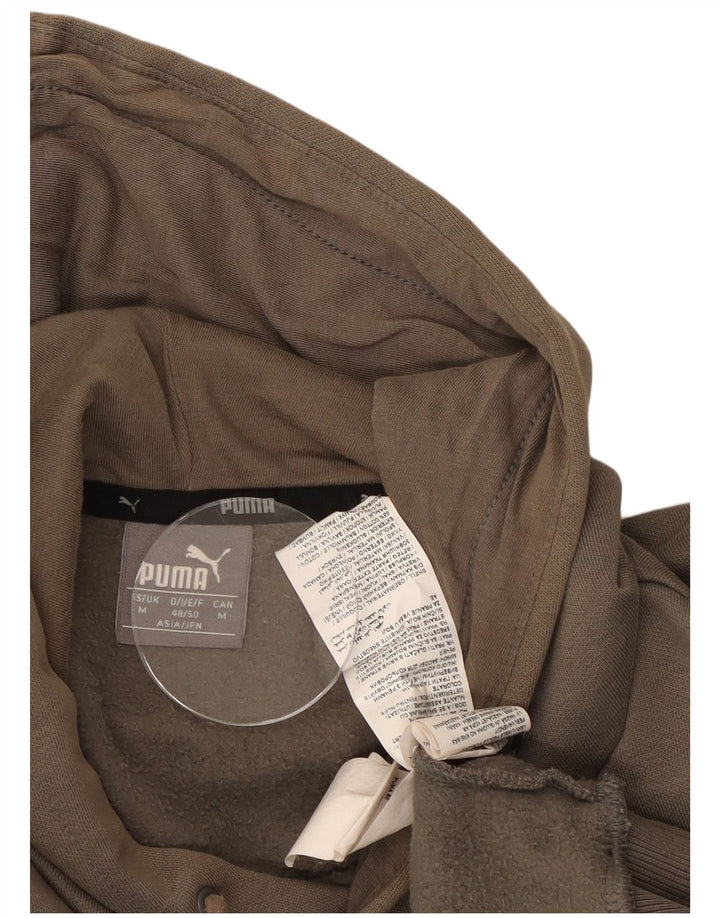 Puma Pull à Capuche Graphique Homme Marron Moyen Coton