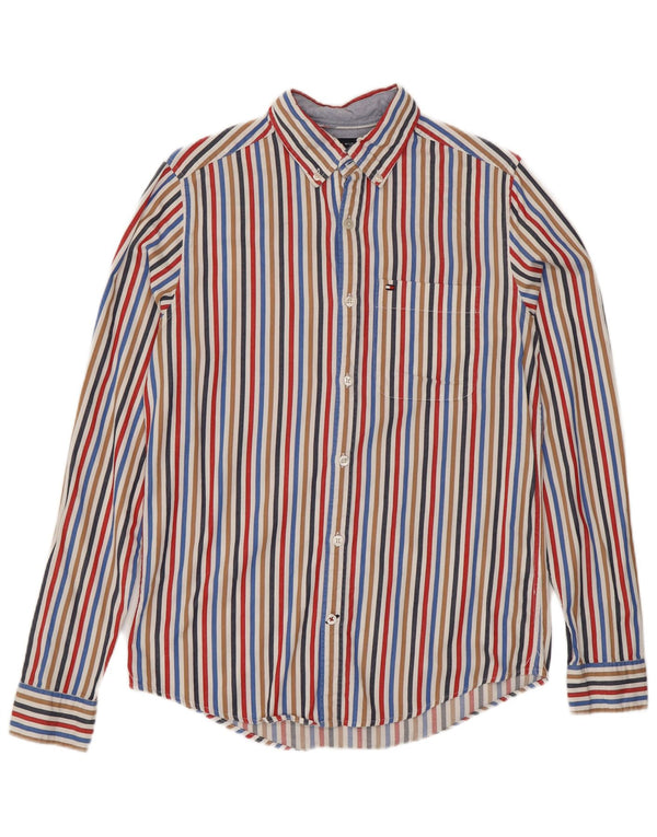 Tommy Hilfiger Chemise Slim Fit XS Coton Rayé Multicolore