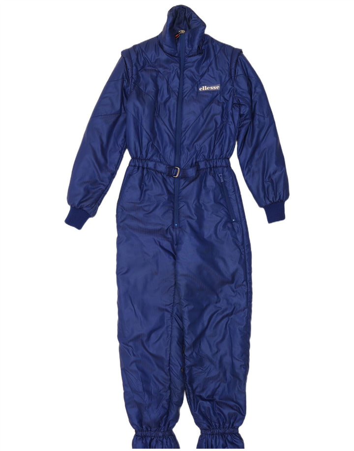 Ellesse Combinaison de Ski Femme IT 46 Large Bleu Marine Nylon