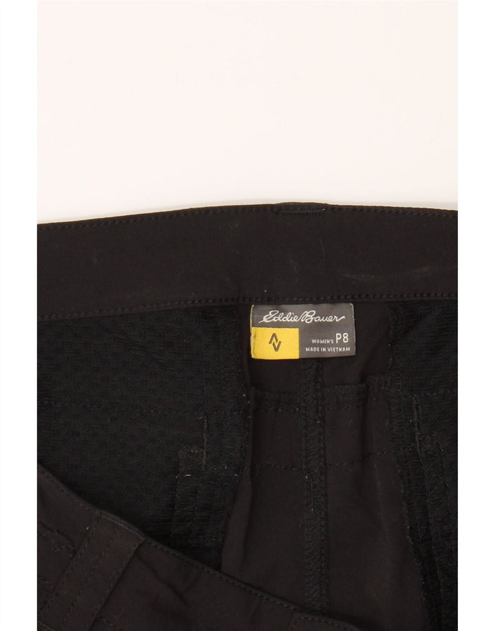EDDIE BAUER Womens Casual Shorts US 8 Medium W30  Black Nylon Vintage Eddie Bauer and Second-Hand Eddie Bauer from Messina Hembry 