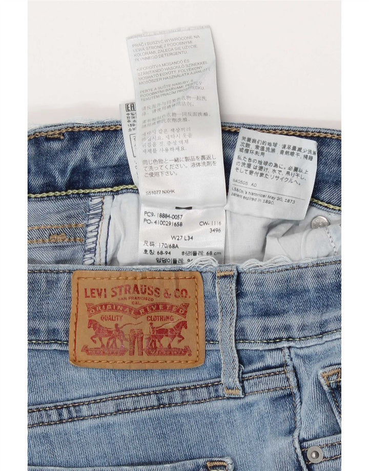 Levi's Jean Slim 712 Femme Bleu W27 L34 Coton