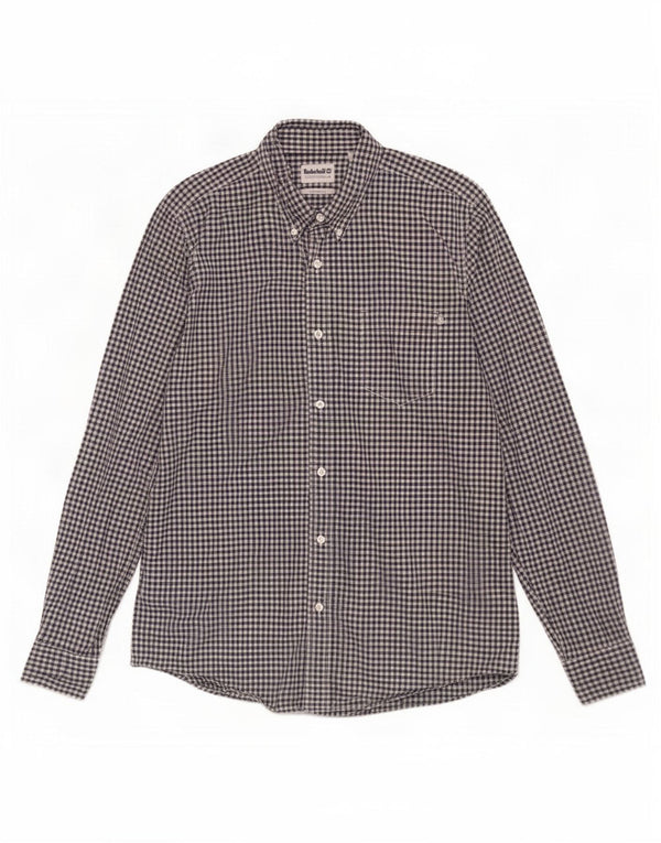 Timberland Chemise Regular Fit Homme Noir Moyen Vichy Coton