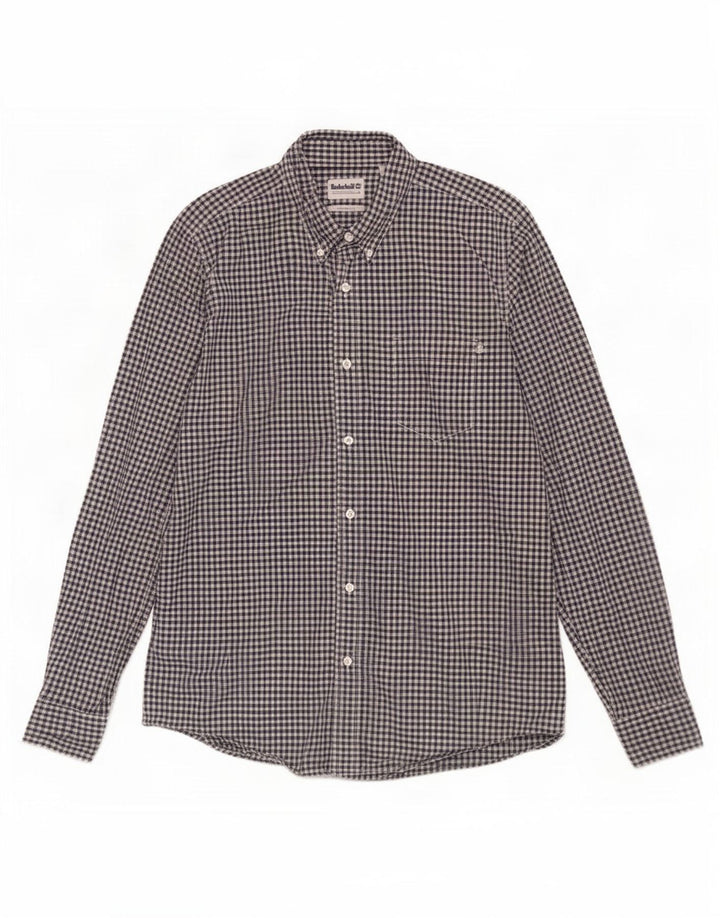 Timberland Chemise Regular Fit Homme Noir Moyen Vichy Coton