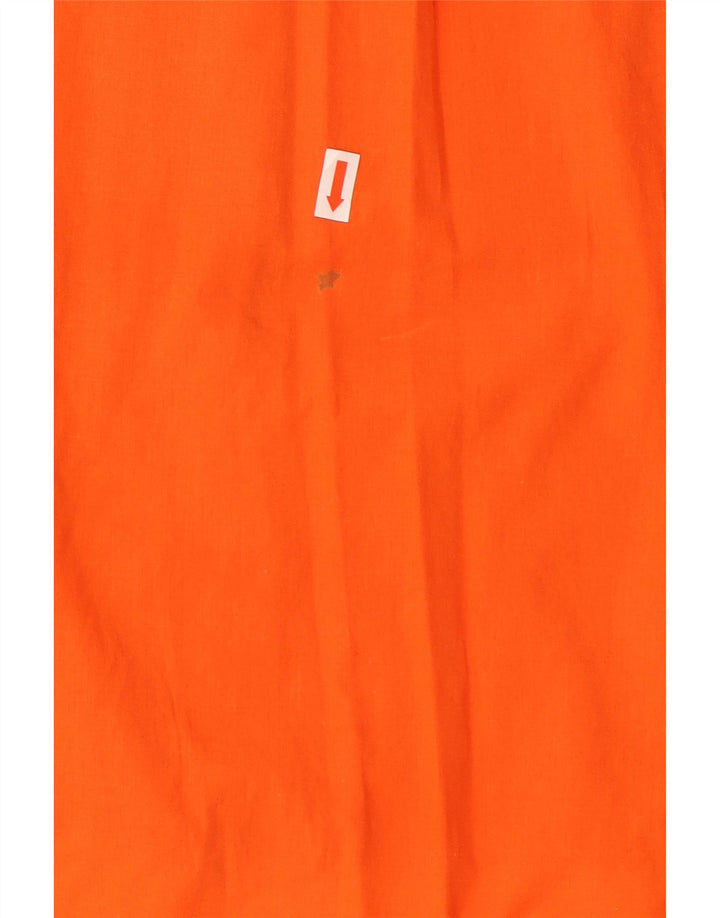 DIESEL Chemise à Manches Courtes Homme Orange Moyen Coton