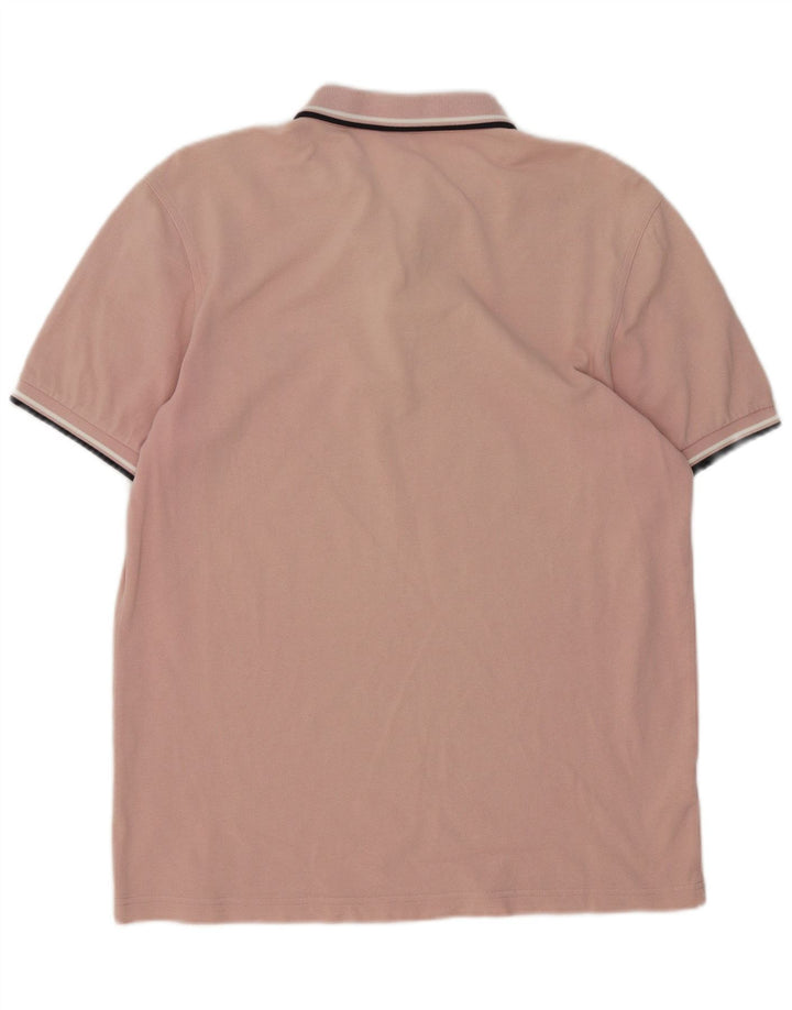 Fred Perry Polo Homme Grand Coton Rayé Rose