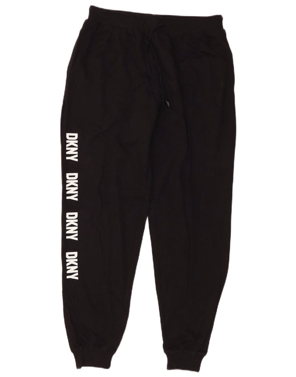 Dkny Pantalon de survêtement graphique pour homme en coton noir moyen