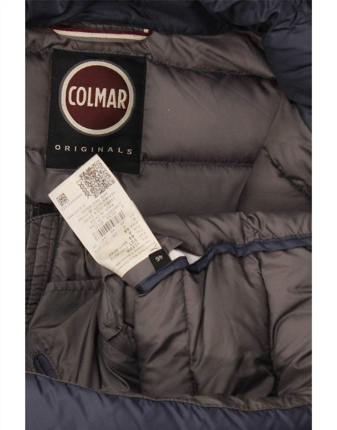 Colmar Veste matelassée à capuche IT 46 Small Bleu Marine Polyamide