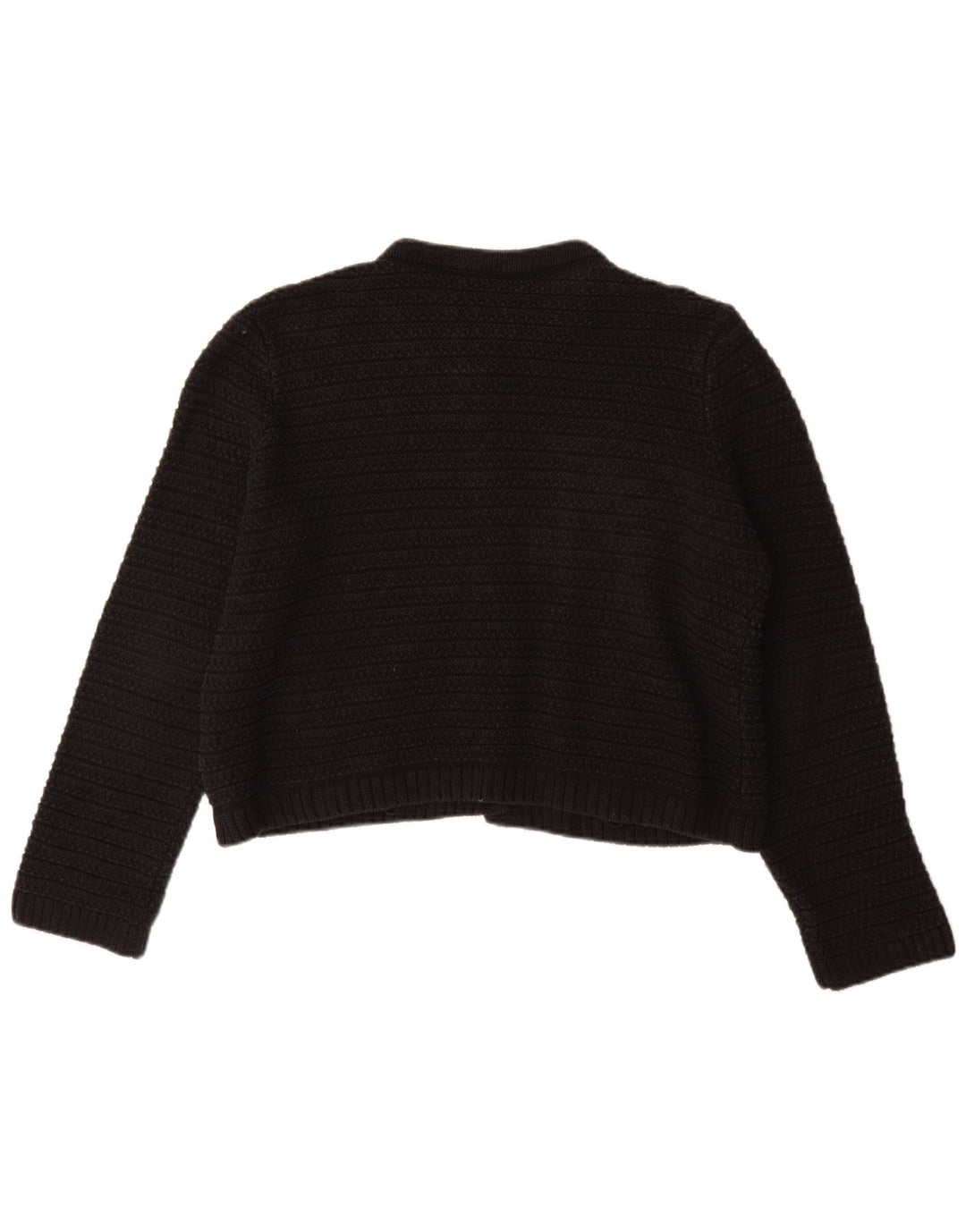 Marks & Spencer Cardigan pour femme en coton noir moyen UK 14