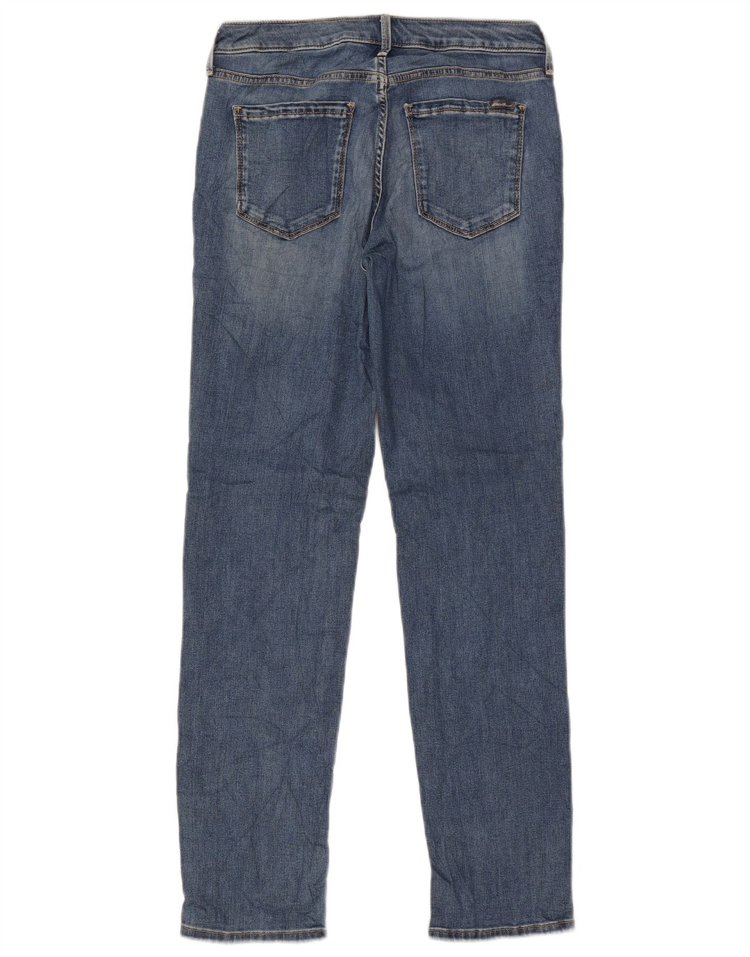 EDDIE BAUER Jean droit légèrement courbé pour femme US 6 Medium W27 L30 Bleu