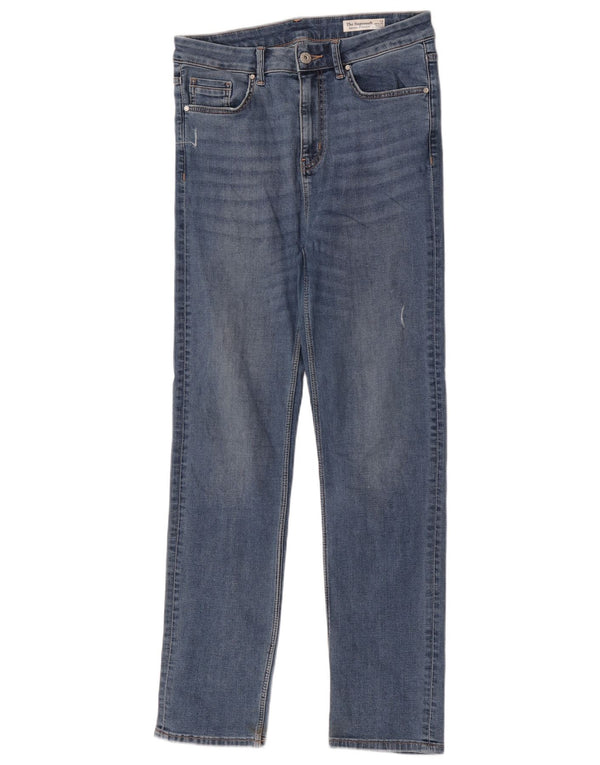 Marks & Spencer Jean droit The Sienna pour femme UK 12 Medium W30 L30 Bleu