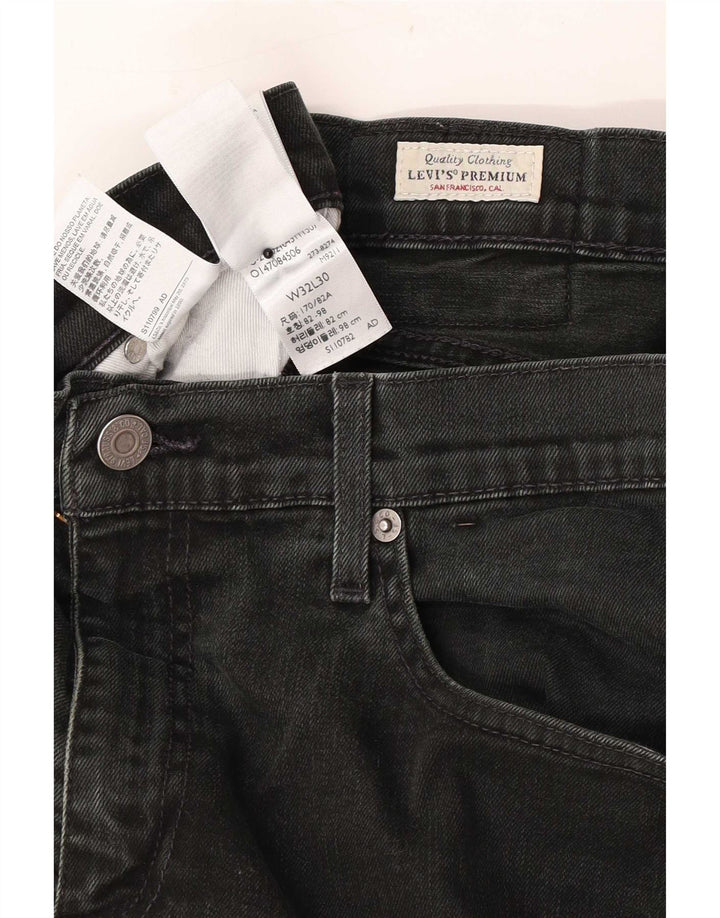 Levi's Jean Slim 511 Homme W32 L30 Noir Coton