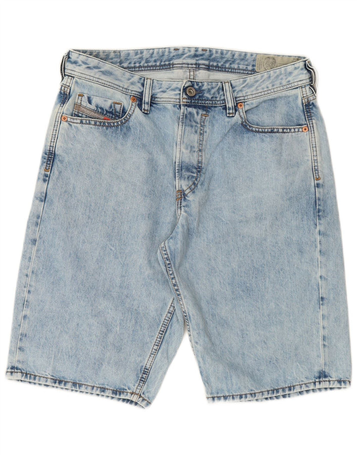 DIESEL Short en Jean W31 Homme Bleu Moyen Coton